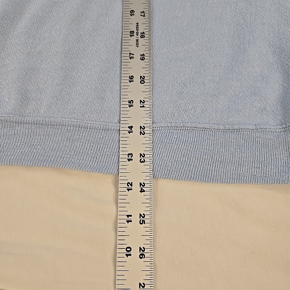 Vintage 80s BMW Raglan Sweatshirt Size Large Baby Blue Crewneck - Picture 6 of 11